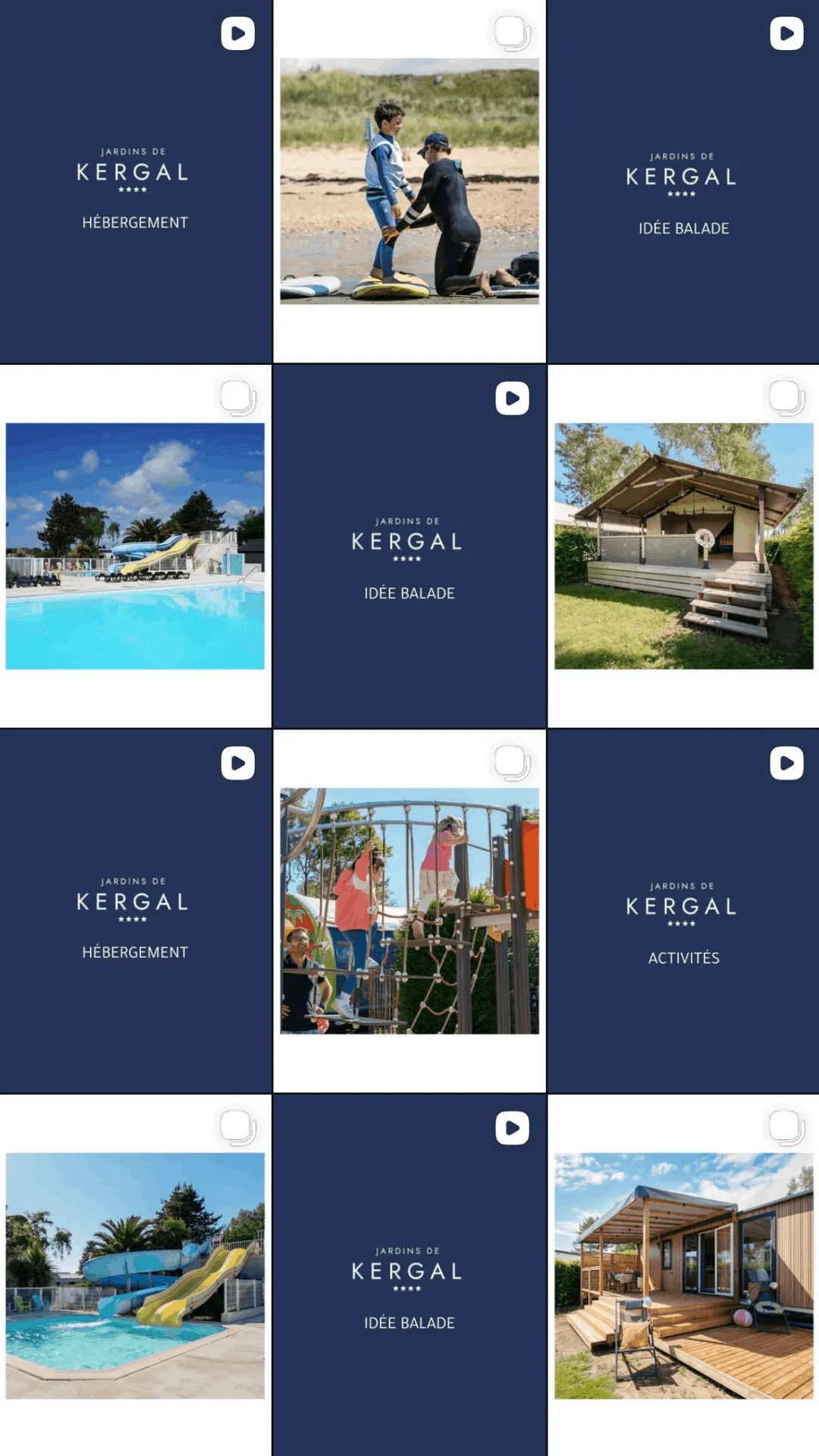 Feed Instagram Camping Kergal
