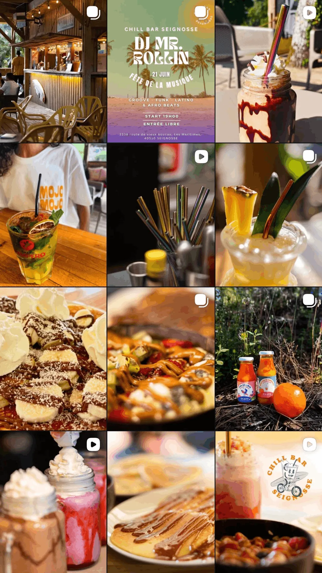 Feed Instagram Chill Bar